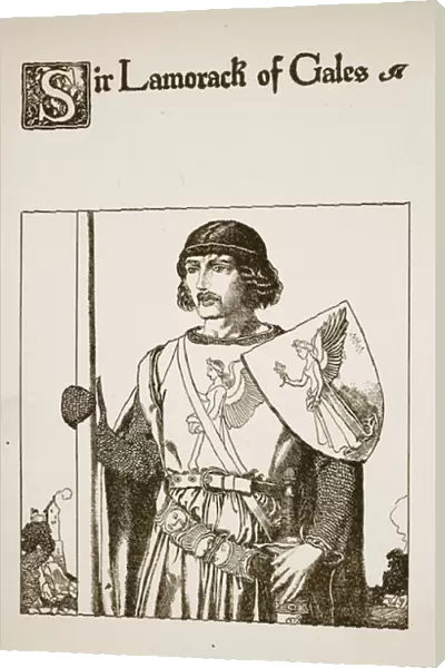 Sir Lamorack of Gales, illustration from The Story of the Champions of the Round