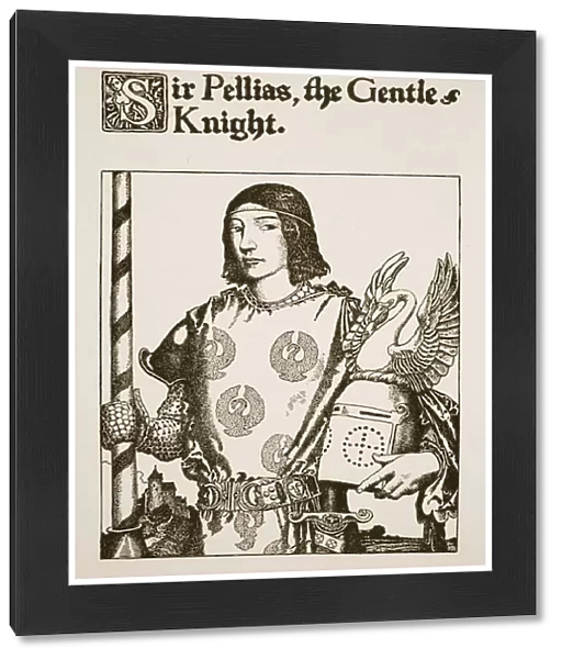 Sir Pellias, the Gentle Knight, illustration from The Story of King Arthur