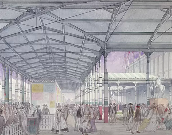 The Universal Exhibition in Paris in 1867, c. 1867 (colour litho)
