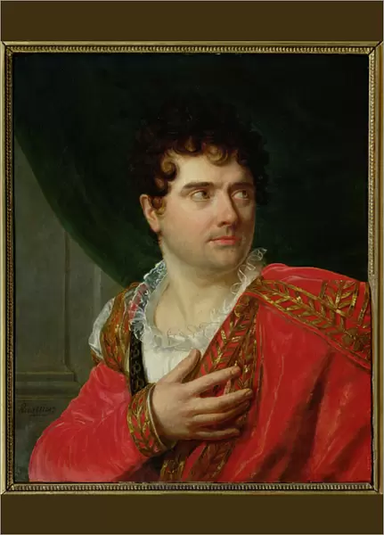 Portrait of Francois Joseph Talma (1763-1826) (oil on canvas)
