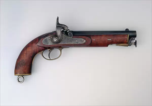 Smoothbore. 656 in percussion pistol, 1873