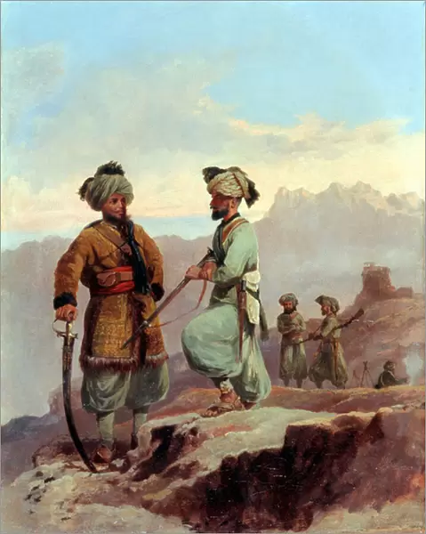 A Picket, 20th Punjab Regiment of Bengal Native Infantry, North West Frontier, c
