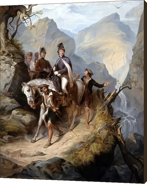 Wellington (1769-1852) at Sorauren, 27th July 1813, c. 1853 (oil on canvas)