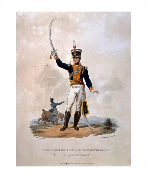 An Officer of the 14th Light Dragoons in Parade Dress, from