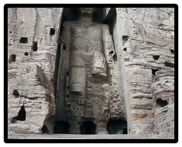 Giant Standing Buddha, 5th-6th century (stone)