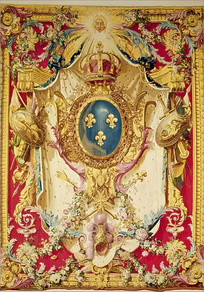 Coat of arms of the French Royal Family (tapestry)
