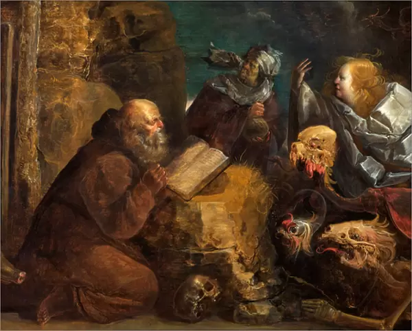 The Temptation of St. Anthony (oil on panel)