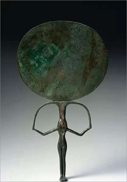 Mirror, New Kingdom (bronze) (see 241449 for back)
