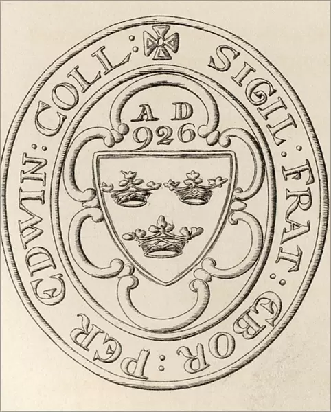 Masonic seal of the Grand Lodge of All England, York, c