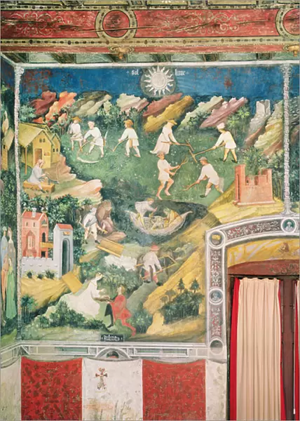 The Month of July, c. 1400 (fresco)