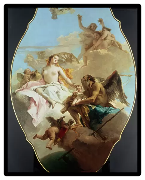 Venus, ceiling painting (oil on panel)