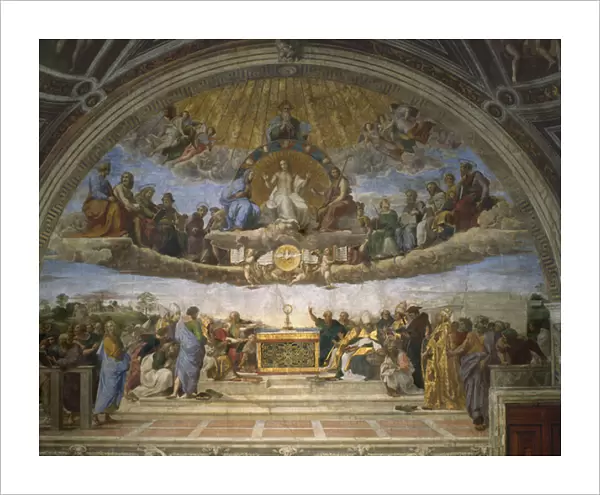 The Disputation of the Holy Sacrament, from the Stanza della Segnatura, 1509-10 (fresco)