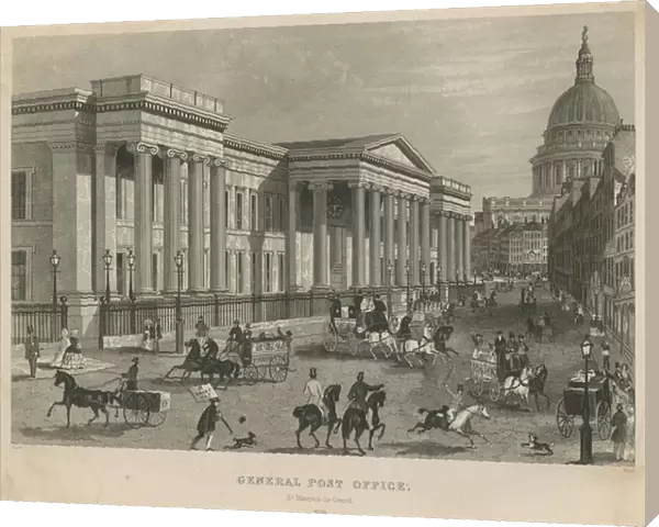 General view of the General Post Office (engraving)