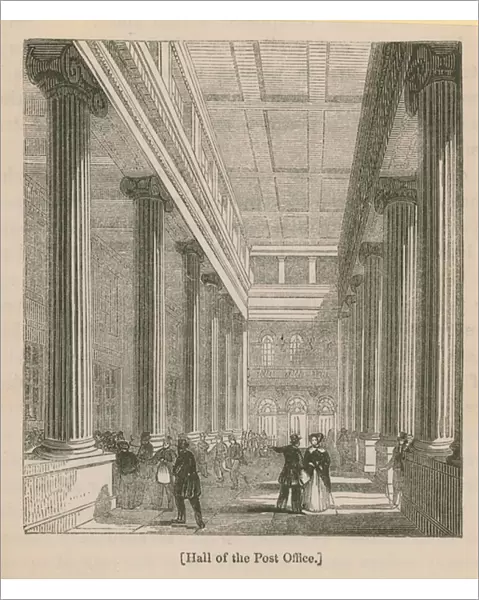 Hall of the Post Office (engraving)