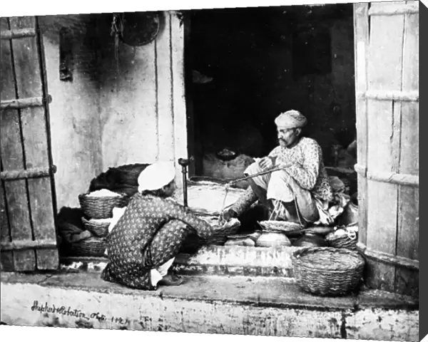Banyas Shop, 1863 (b  /  w photo)