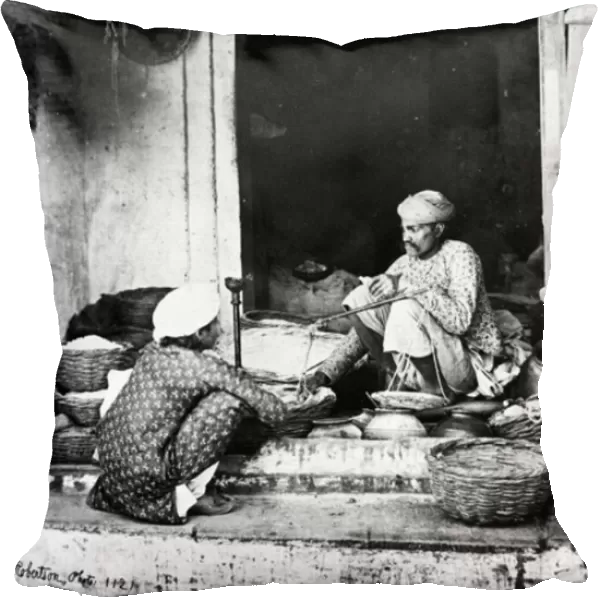 Banyas Shop, 1863 (b  /  w photo)