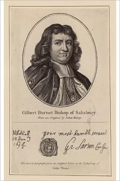 Gilbert Burnet, Bishop of Salisbury (engraving)