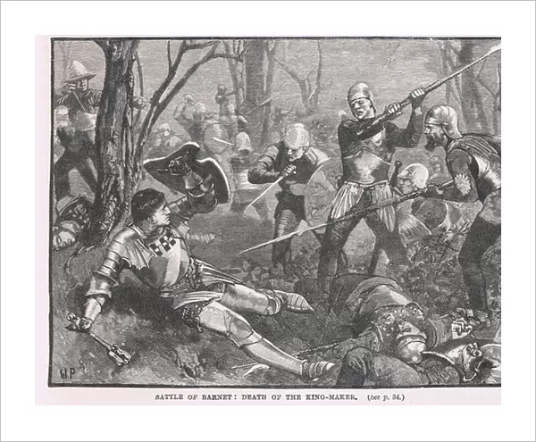 Battle of Barnet: death of Warwick the king maker 1471