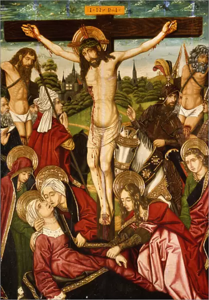 The Crucifixion, c. 1480-90 (oil on panel)