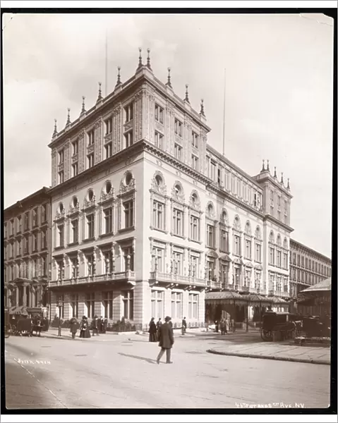 Hotel Delmonico at 44th Street and 5th Avenue, New York, 1898 (silver gelatin print)