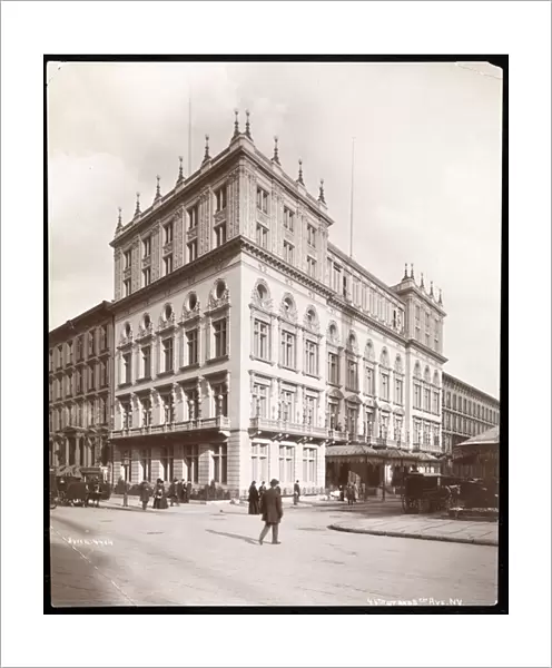 Hotel Delmonico at 44th Street and 5th Avenue, New York, 1898 (silver gelatin print)