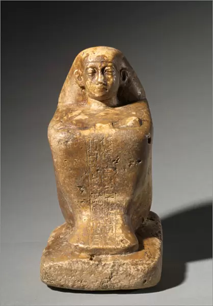 Block Statue of Djedbastetiufankh, Late 25th to Early 26th Dynasty, c