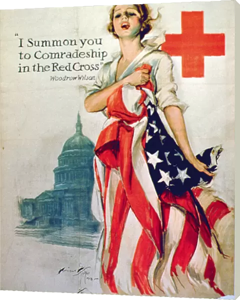 I Summon You To Comradeship in the Red Cross, 1st World War poster