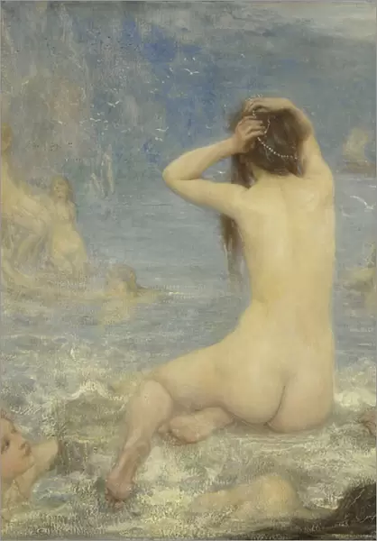 The Sirens, 1870-1910 (oil on canvas)