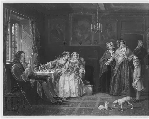 Country Cousins, from the picture in the Vernon Gallery (engraving)