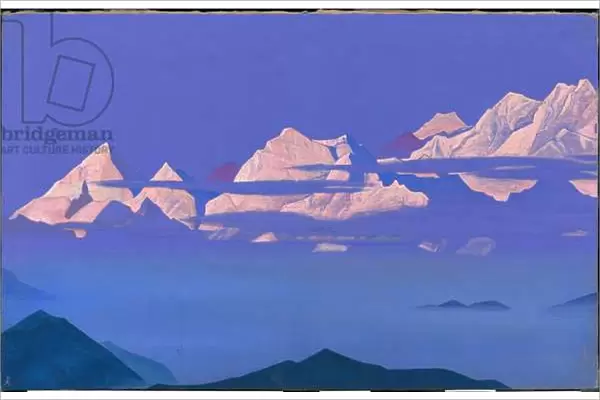 Himalayas, 1933 (tempera on canvas)