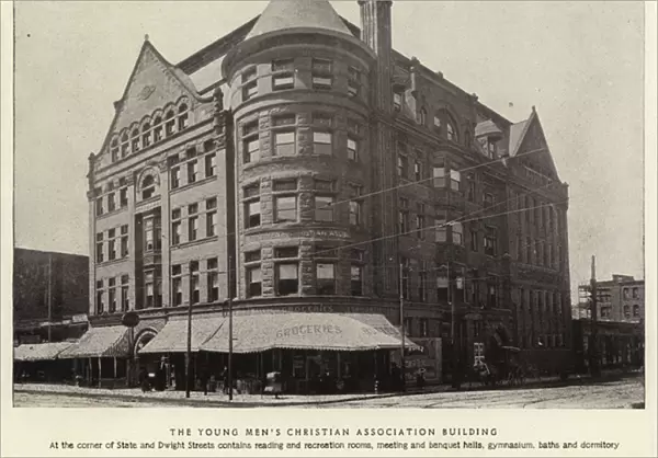 Springfield, Massachusetts: The Young Mens Christian Association Building (b  /  w photo)