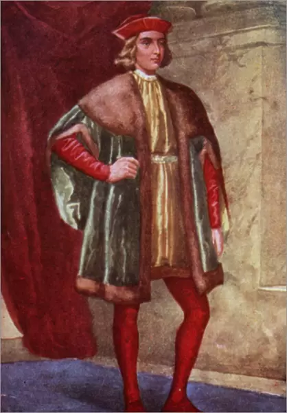 King Edward IV (colour litho)