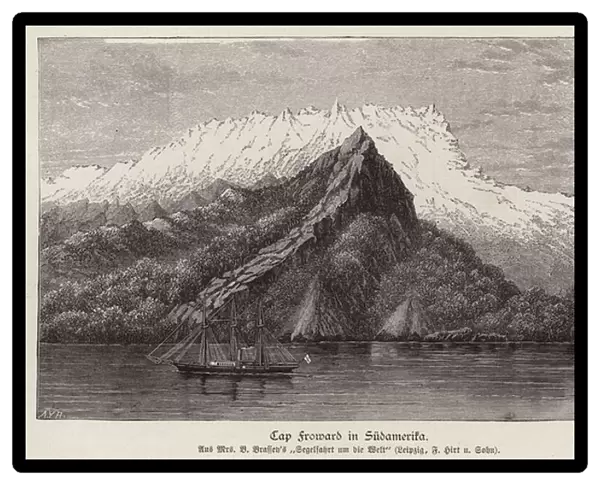Cape Froward, Chile (engraving)