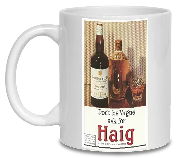 Christmas advertisement for Haig Scotch whisky (colour litho)