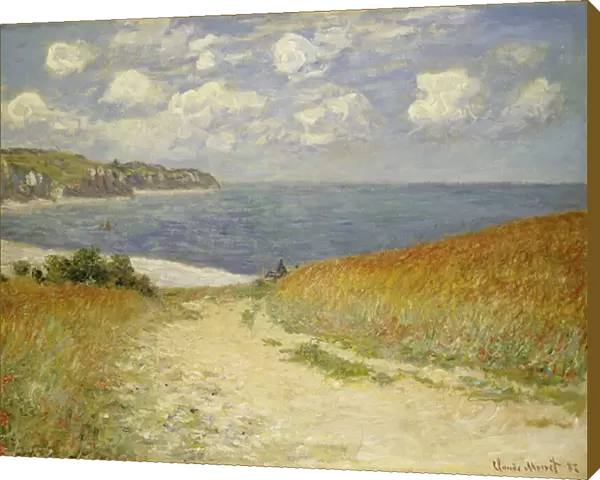 Path in the Wheat at Pourville, 1882 (oil on canvas)