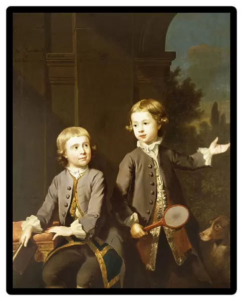 Double Portrait of Henry Penruddocke Wyndham and his Brother Wandham