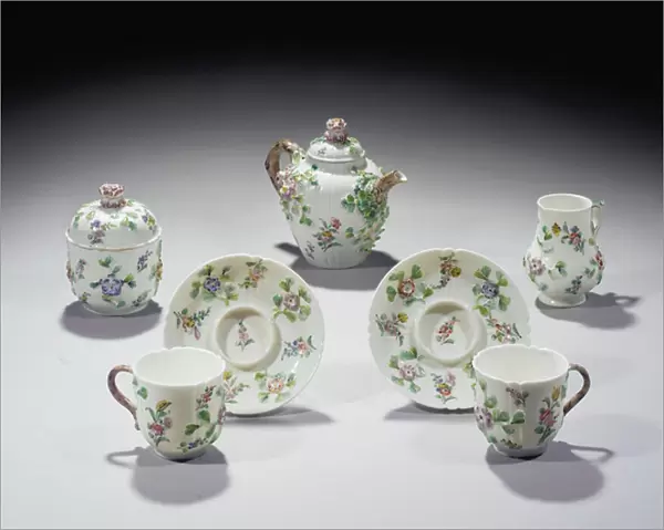 Part tea service (soft-paste porcelain)