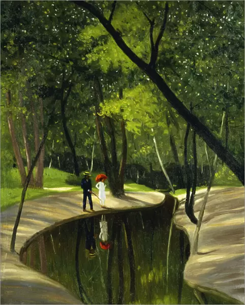 Paysage du Boulogne, 1919 (oil on canvas)