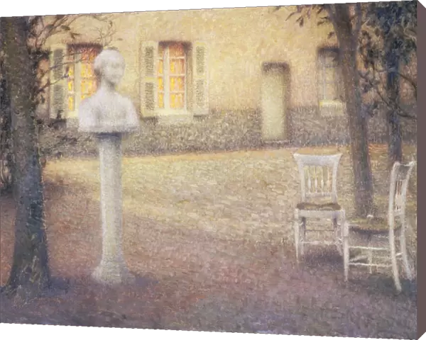 The Bust in the Garden at Twilight; Le Buste dans le Jardin au Crespuscule