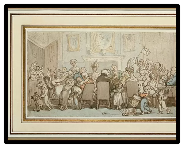 The Breedwell Family, 1807 (pen, ink and watercolour)
