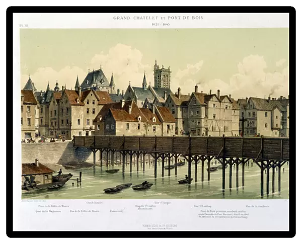 Le grand Chatelet et le pont de bois (1621-1643) - in '