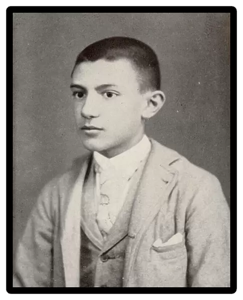 Pablo Picasso in 1896 (15 years old) - in 'Picasso