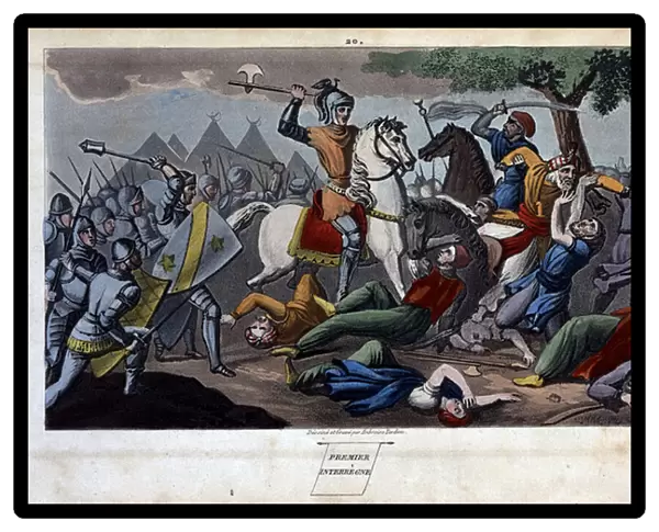 Battle of Poitiers: Charles Martel defeated between Tours