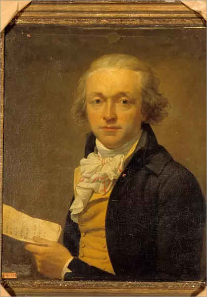 Portrait of Joseph Delaunay (1746 - 1794) was a member of the National Assembly