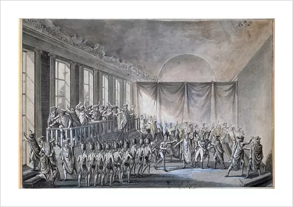 Consulate: 'Napoleon Bonaparte (1769-1821) preserves by his grenadiers of
