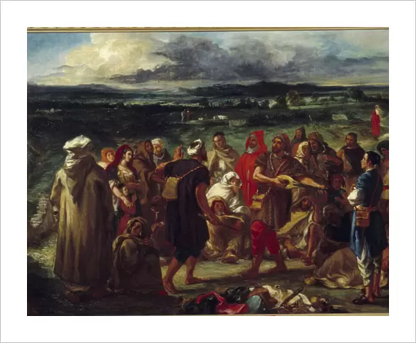 Arab jesters. Painting by Eugene Delacroix (1798-1863), 1848. Oil on canvas
