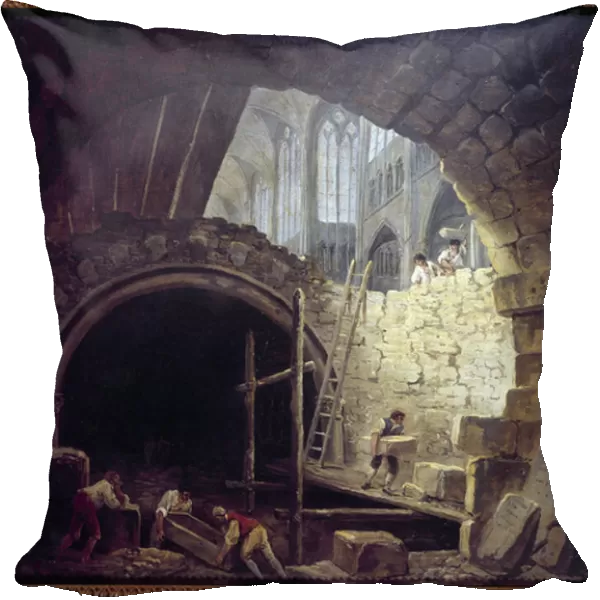 Violation of the cellars of the kings in the Basilica of Saint Denis in October 1793