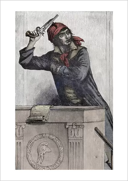 French Revolution: Portrait of Jean Paul Marat (1743-1793)