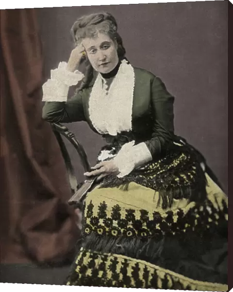 Eugenie de Montijo (1826-1920), wife of Napoleon III, the last empress of France