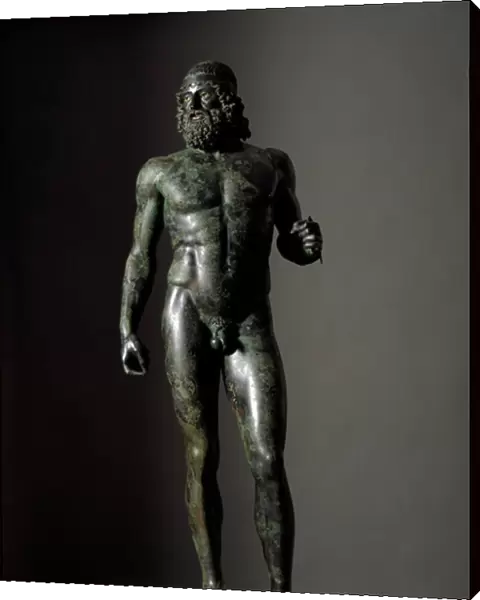 Warrior or athlete, called Bronze of Riace (statue A). 460 BC (sculpture)